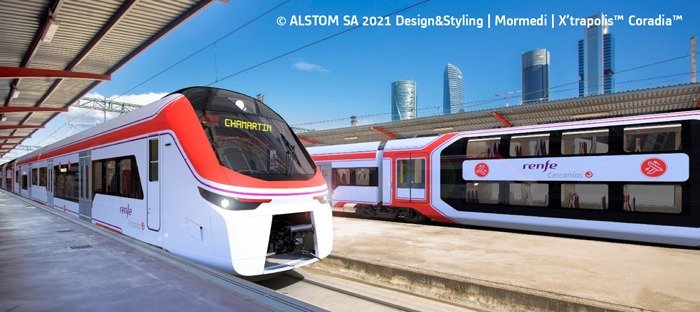 ASÍ SERÁN LOS NUEVOS TRENES DE GRAN CAPACIDAD DE ALSTOM ESPAÑA